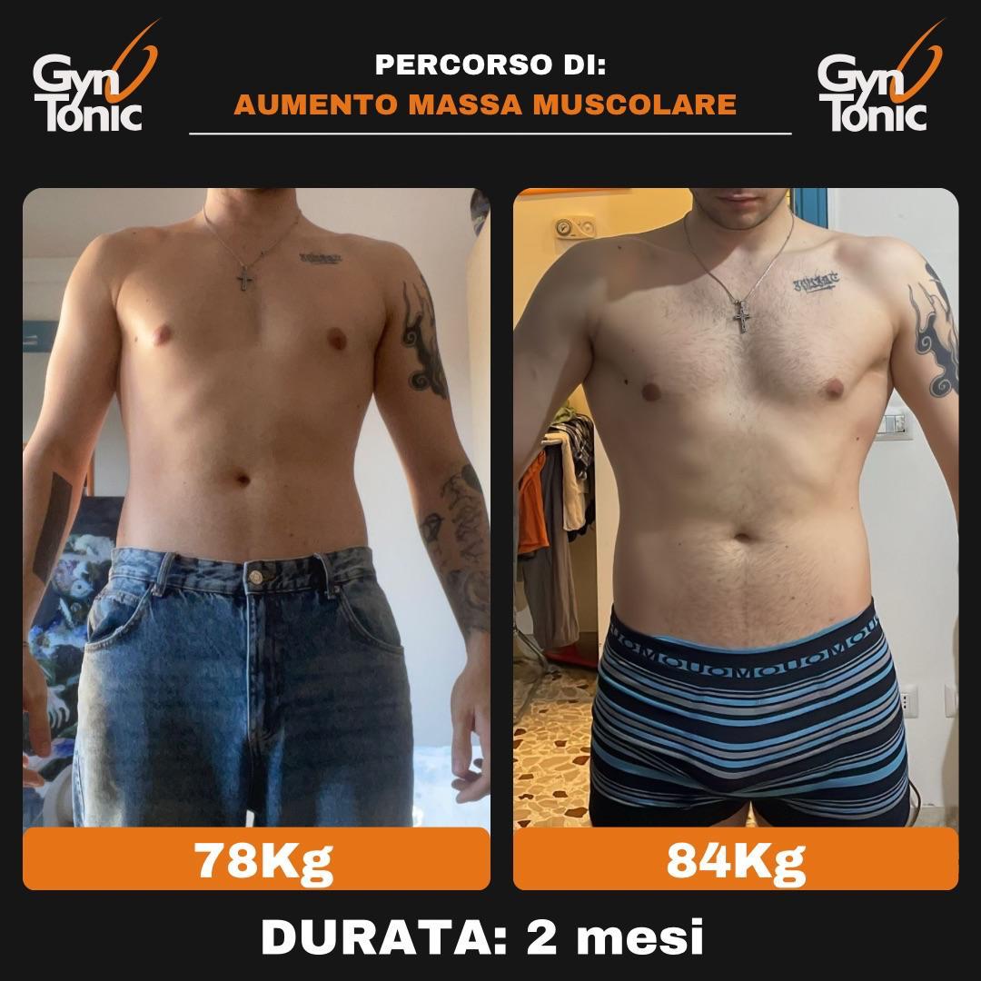 Aumento massa: Da 78 kg a 84 kg · 2 mesi